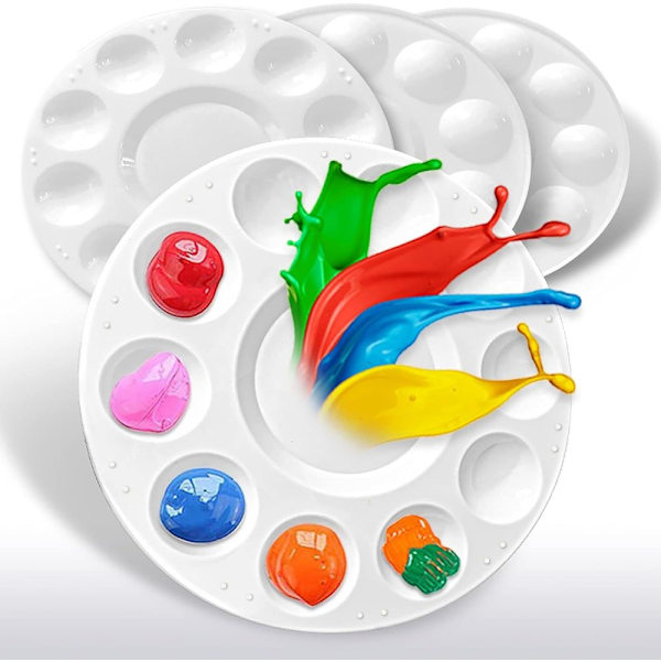 Blandings Palette, Farvepalette og Malepalette til Opbevaring 12 stk. Skygge