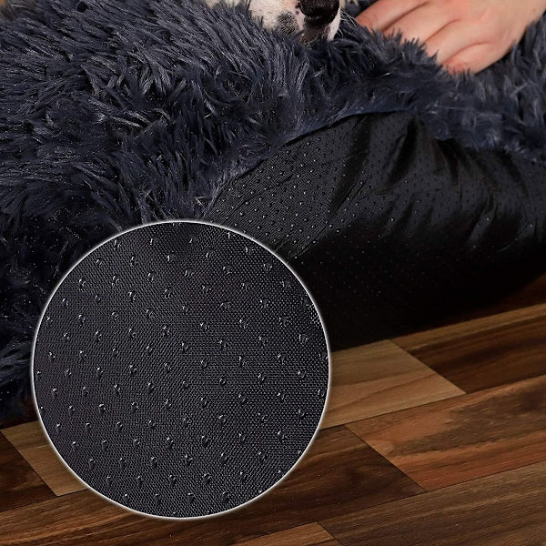 Hundeseng, katteseng, rund donut sofa til små hunde, kattepudde, KLB