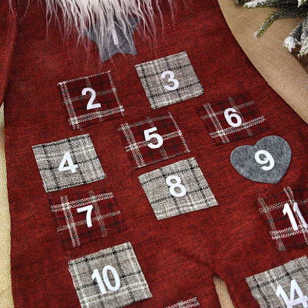 Santa Filt Adventskalender Style 1 KLB