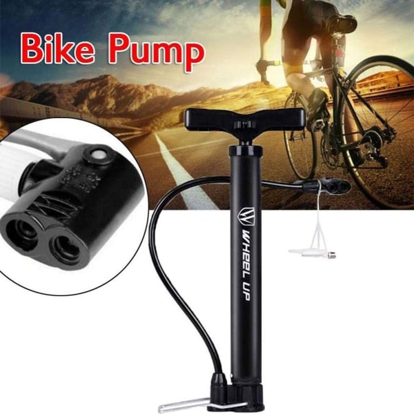 Automatisk cykelpumpe med reversible Presta- og Schrader-ventiler KLB
