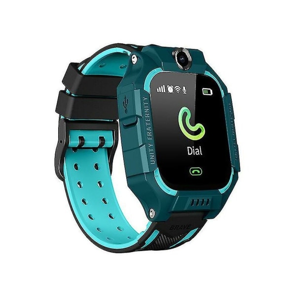 Børne Smart Watch med SIM-kort Vandtæt Smart Watch (cyan)
