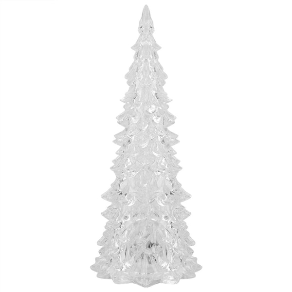 LED-lampe i juletre-form, fargerikt nattlys for hjemmebaren KLB
