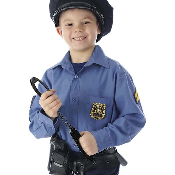 Professionella handbojor, metallhandbojor med nycklar Barnleksak Metallhandbojor Tillbehör Handfängslade låtsasleksaker Rekvisita Kostym Cosplay Hjälte Spel