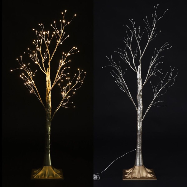 Vandtæt LED Blomster Mini Trælampe Hjemmefest Dekoration KLB