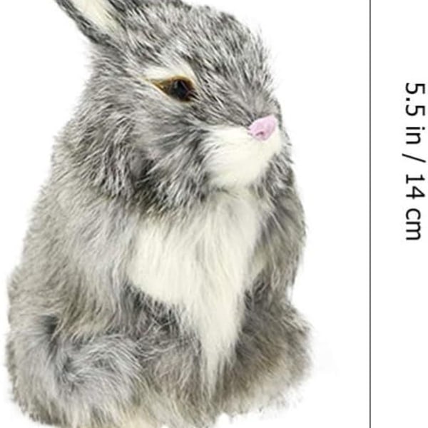 Pelskledde dyr i skinn, kunstig kaninhåndverk, møbeldekorasjoner KLB