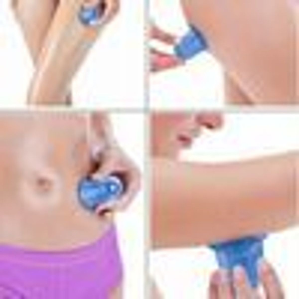 Sæt med 4 silikone kopper til cupping massage KLB