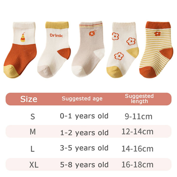 Pairs Kids Cotton Socks - söpöjä ja pehmeitä polvisukkia hauskoilla kuvioilla, XL KLB