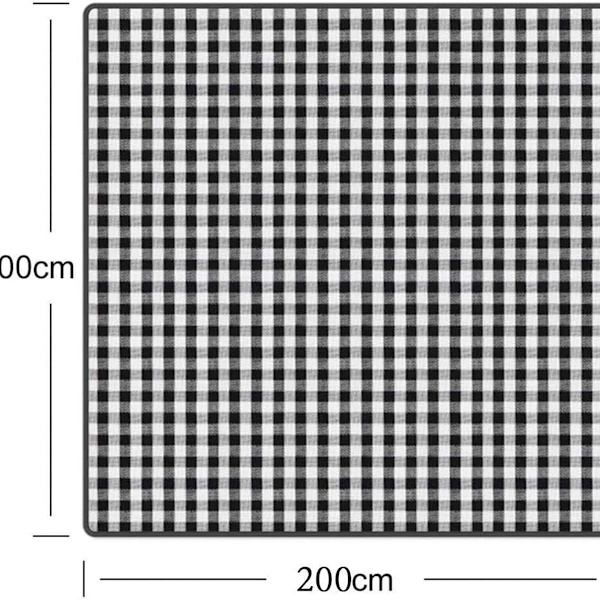 Piknikviltti 200x200CM XXL 2-7 henkilölle vedenpitävä rantamatto
