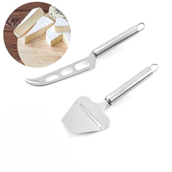 2 stykker fremstillet af rustfrit stål. Professionelle køkkenknive