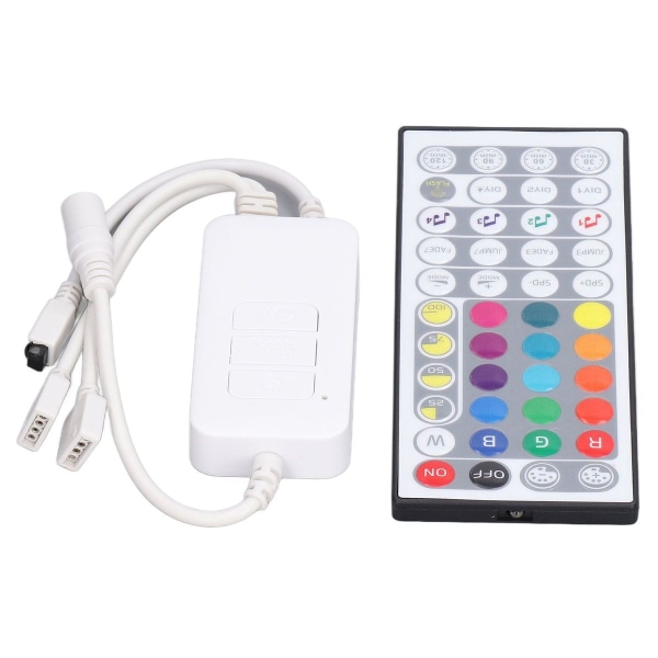 LED strip lyskontroller, 44 taster, 3 taster, RGB dual mode KLB