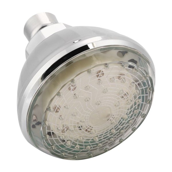 G1/2 tuuman väriä vaihtava LED-suihkupää, kylpyhuoneen suihku KLB