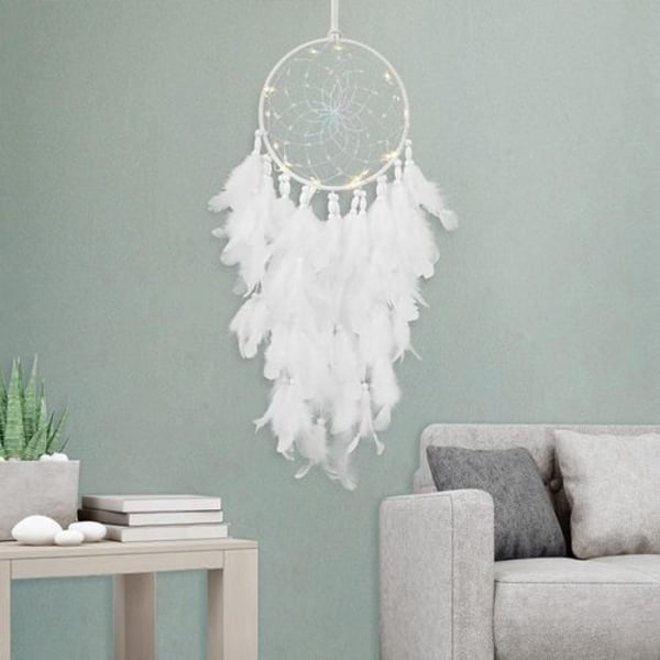 LED Catcher Dekorativ Tassel Catcher Ornament Væghængning med Snøre