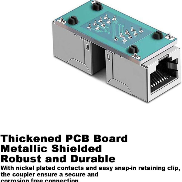 RJ45-kontakt, Ethernet-adapter - 2 stk.