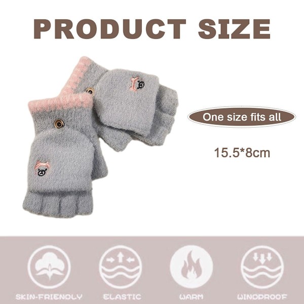 Toddler Infant Vintervantar med Fleecefodrade Lätt-på Baby Style2 KLB