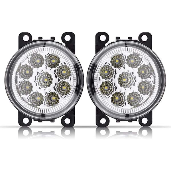 LED-päiväajovalot Pyöreät auton etusumuvalot DRL Päiväajovalot