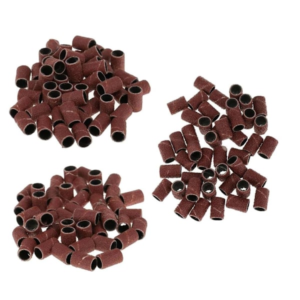 150-pack nagelkonst nagelklippare ersättningsslipband, slipärmar - fint korn / medi KLB