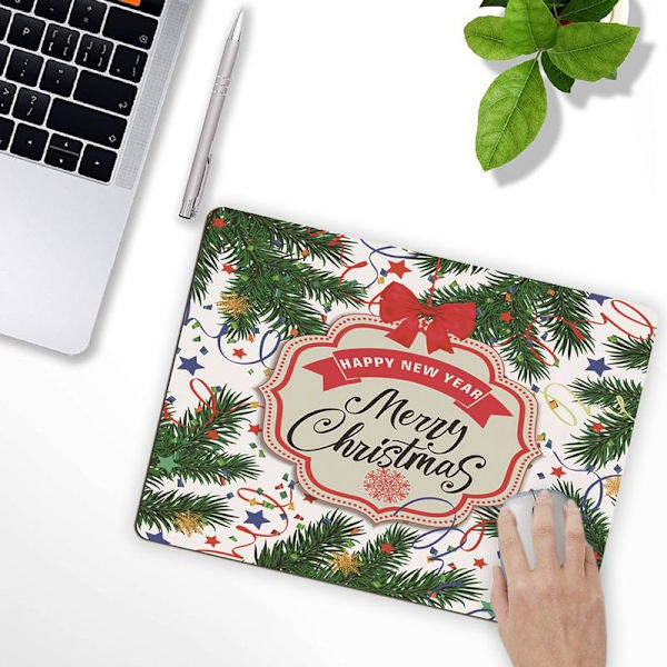 Julmusmatta Student Desk Pad Tangentbordsplatta Laptop Pad Stil 4