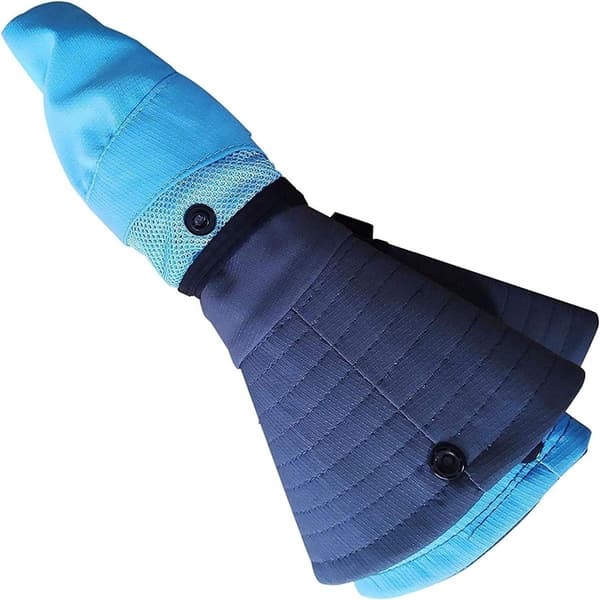 Dame Hestehale Solhat UV Beskyttelse Foldbar Mesh Bred Skygge Solhat KLB