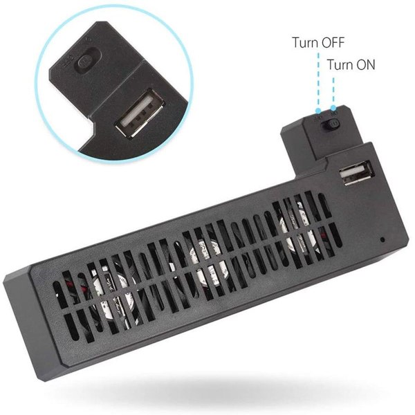 USB-vifte for Xbox One X-konsoll, kjølesystem med 3 vifter og