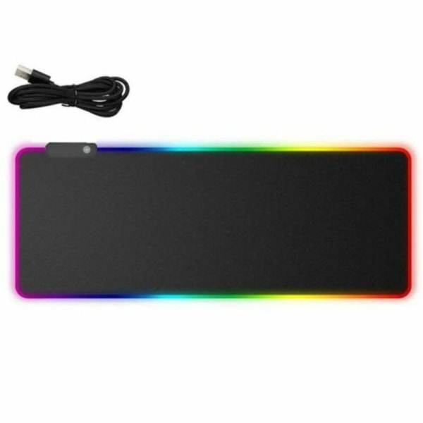 REAWUL RGB Gaming Mouse Pad Large - 7 LED-färger 14 ljuslägen Gaming