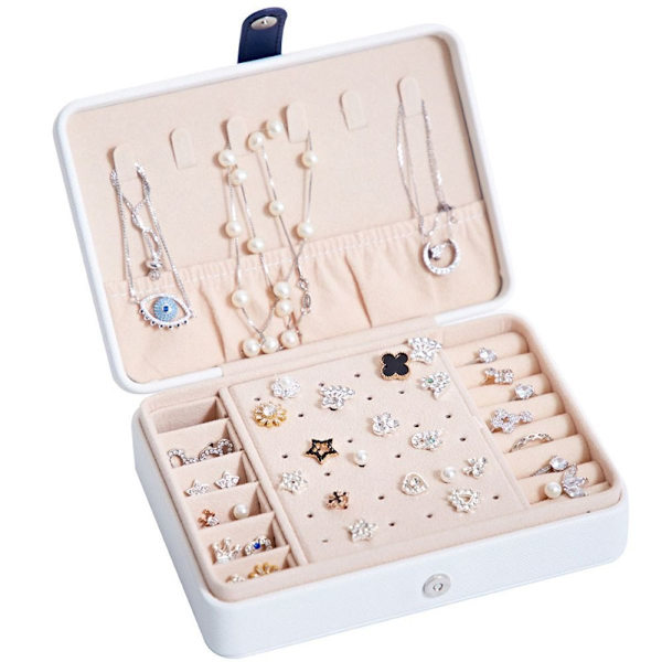 Smyckeskrin Organizer för Kvinnor Flickor Fru Ideal Present