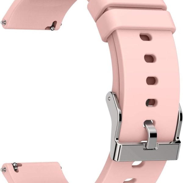 P22 P32 P36 Smart Watch Armband 20mm Mjuk Silikon Ersättningsband Rosa