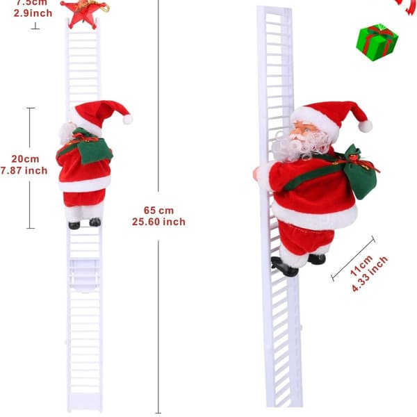 Elektrisk Jultomte Docka Jul Leksak, Elektrisk KLB