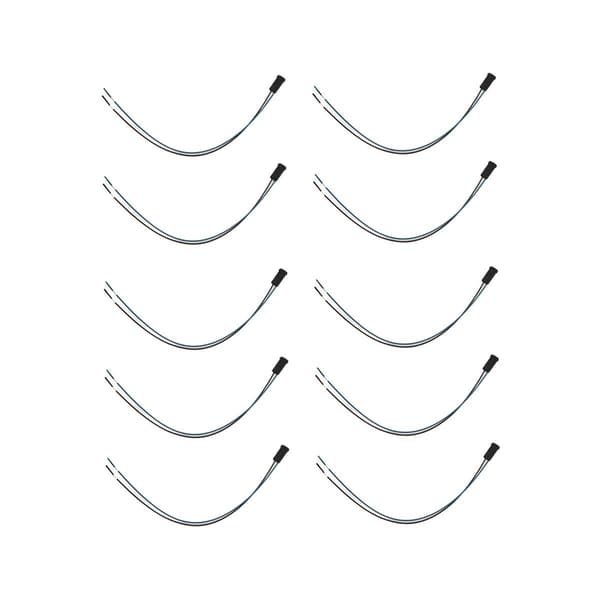 10 st G4 LED-lamphållare Silikon Halogen Bas Lampfäste KLB