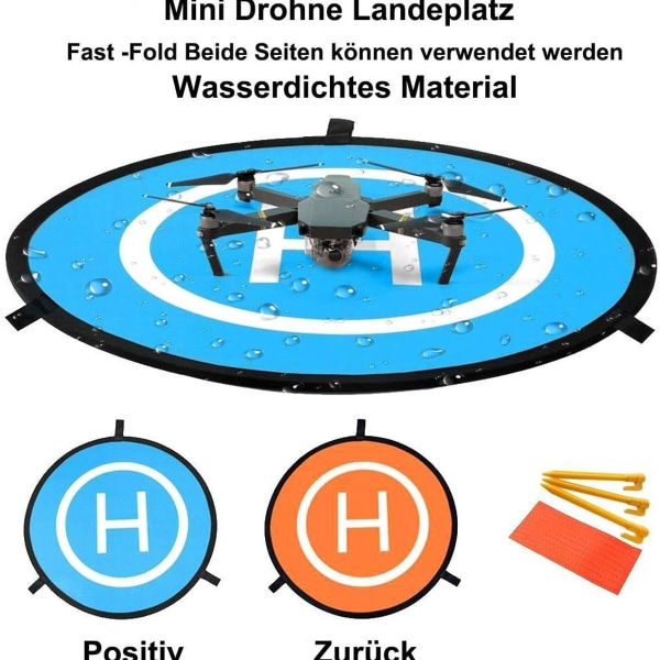 Drone Landing Pad, Universal Vandtæt Bærbar Foldbar Landing Pads til RC KLB