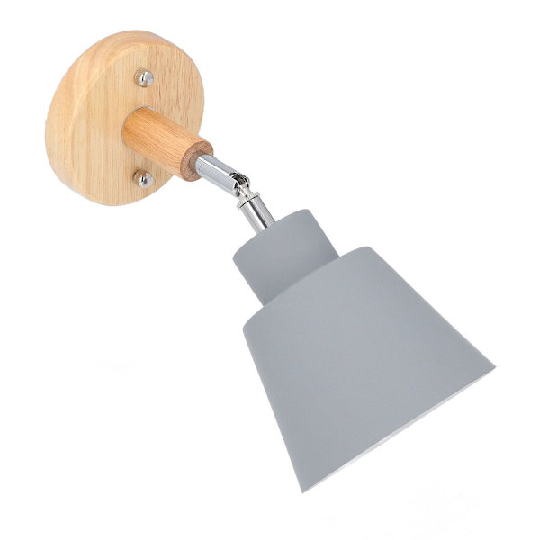 Modern minimalistisk vägglampa, träkonst, dekorativ KLB