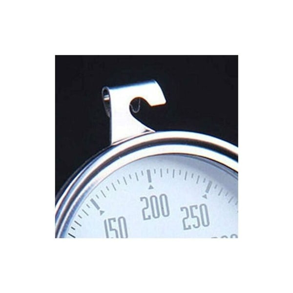 Stort urskiveovnstermometer med svart display, spesialmåling matlagingstermometer