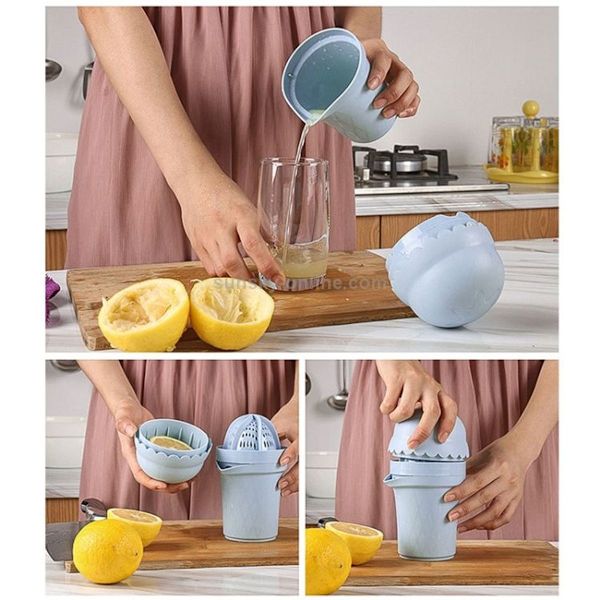 Mini håndpressapparat for appelsinjuice, reisecamping, sitronpresser, bærbar manuell