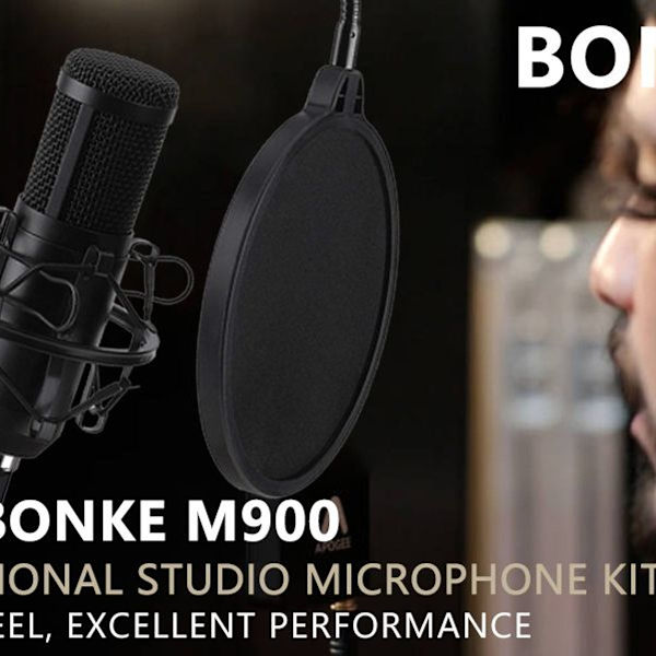 USB-kondensatormikrofon til computer, velegnet til spil, live karaoke, plug KLB