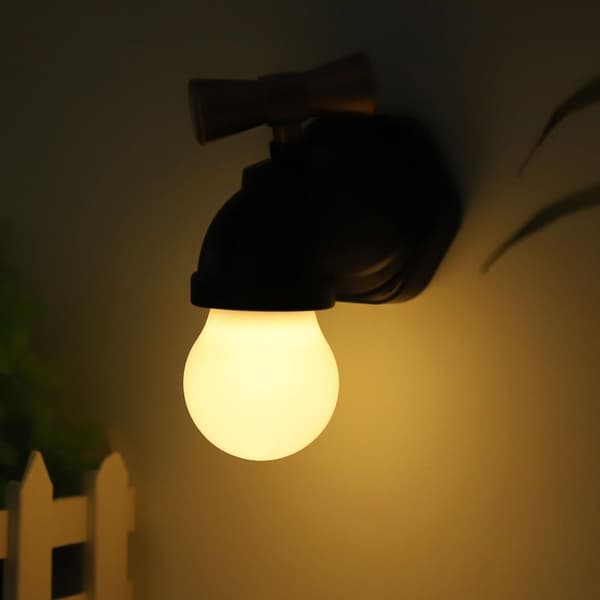 USB-opladelige LED-nattelys, smart lyd og lys KLB