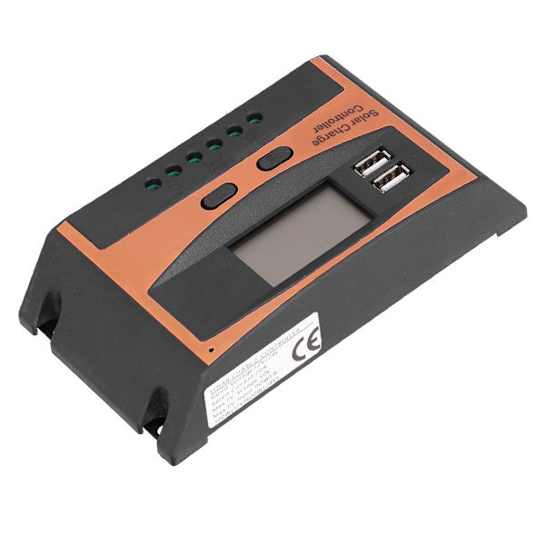 12V/24V Solcellsladdningsregulator IP32 Vattentät Hög KLB