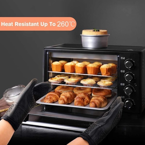 Rifny ovnvotter i silikon, varmebestandig opptil 260°C