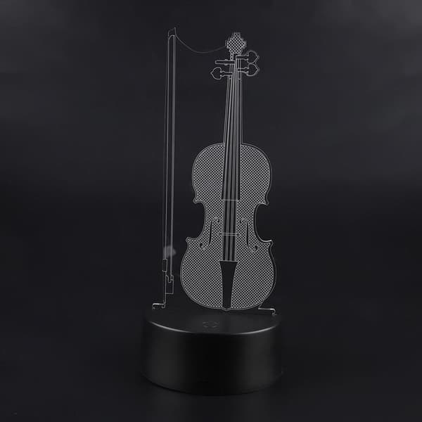 Nattlampa ABS bas hållare cello form lampa touch KLB