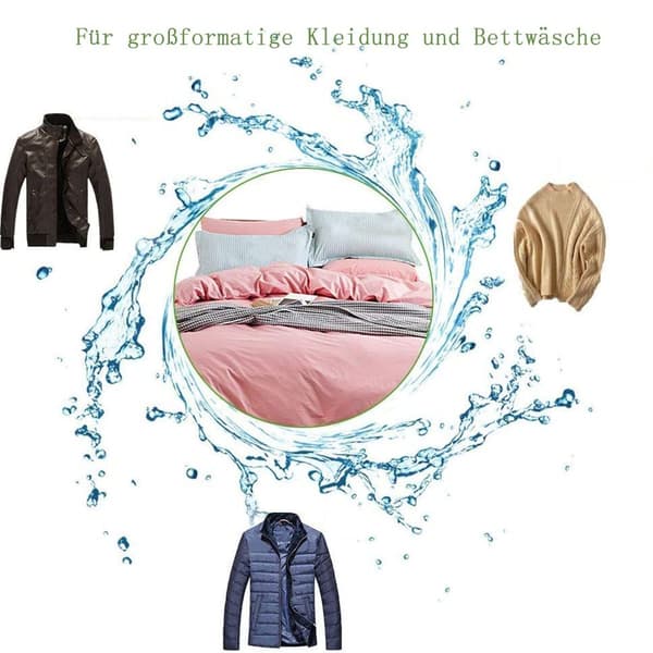 Stor klesvaskpose klespose XXL 90 x 110 cm 2 stk klesposer KLB