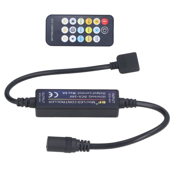 Mini RF Dimmer Controll LED Farvetemperatur Controller 17 KLB