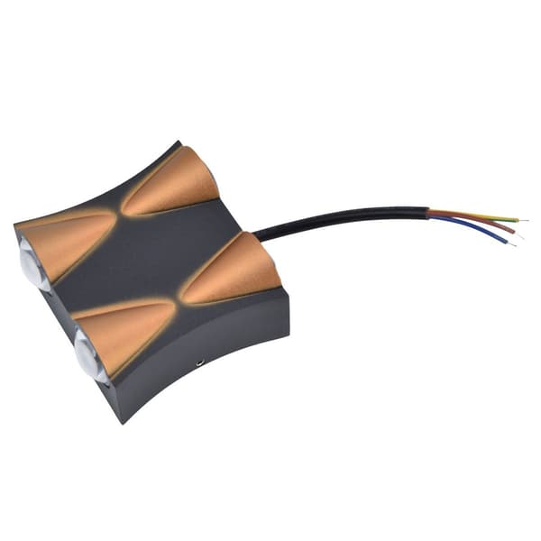 IP65 vedenpitävä ulkoseinävalaisin 4 LED 4W Hyvä lämpö KLB
