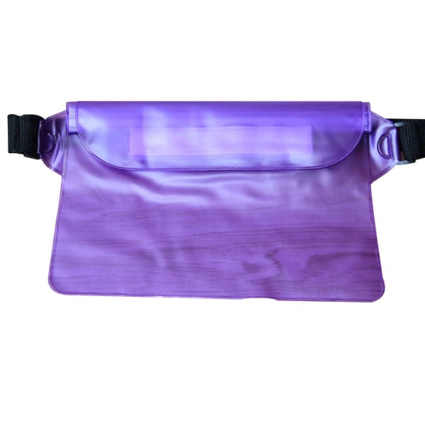 Vattentät påsväska med justerbar midjerem - Screen Purple