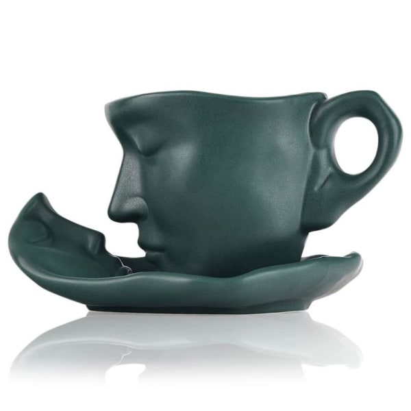230 ml kaffekopsæt, kreativ abstrakt kunst, kyssekaffe