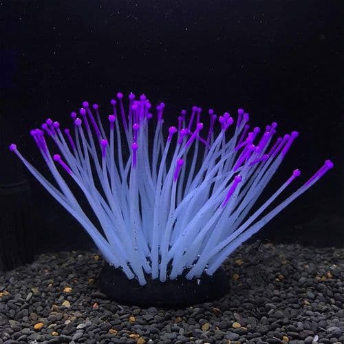 Xiangze vannplanter akvarium kunstig akvarieanemone silikonplanter