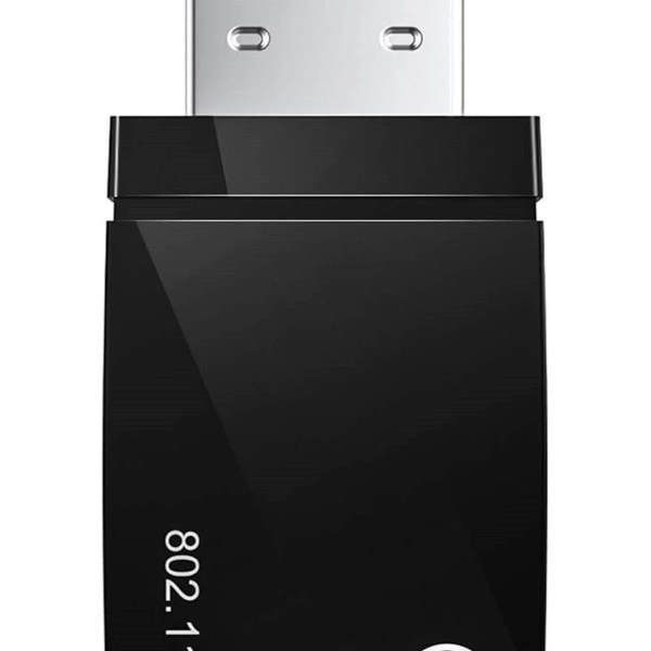 1300 Mbps USB 3.0 WiFi Stick for PC, USB Wi-Fi Adapter AC Mini Nettverksadapter