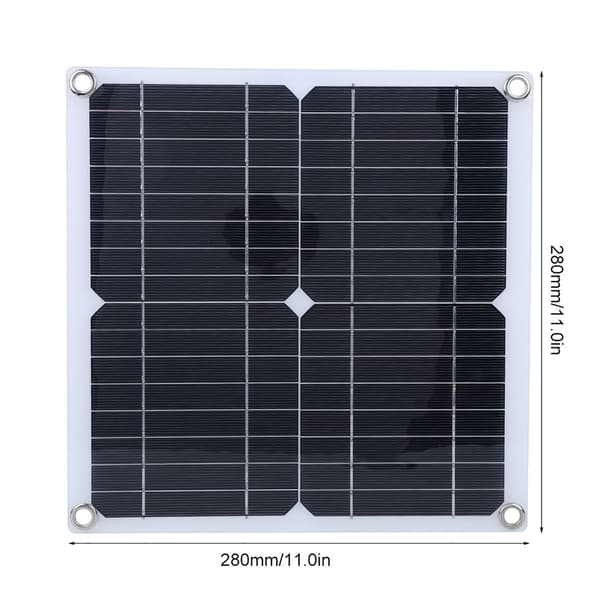 Vanntett 15W monokrystallinsk silisium solcellepanel KLB