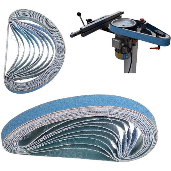 10 kappaleen hiomanauhapakkaus sähköhiomakoneelle, karkeus 120, 10 x 330 mm, KLB