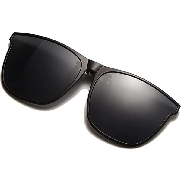 Long Keeper polariserede solbriller Clip-Solbrilleclips til mænd Kvinder Briller Natkørsel og udendørs aktiviteter