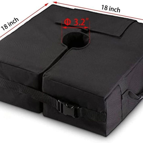 SAMMIU Paraply Base Weight Bag Vær- og UV-bestandige sandposer opp til 110 pund KLB