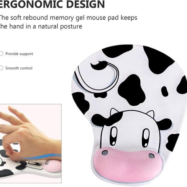 Musmatta, ergonomisk musmatta, handledsskydd, elastiskt gel