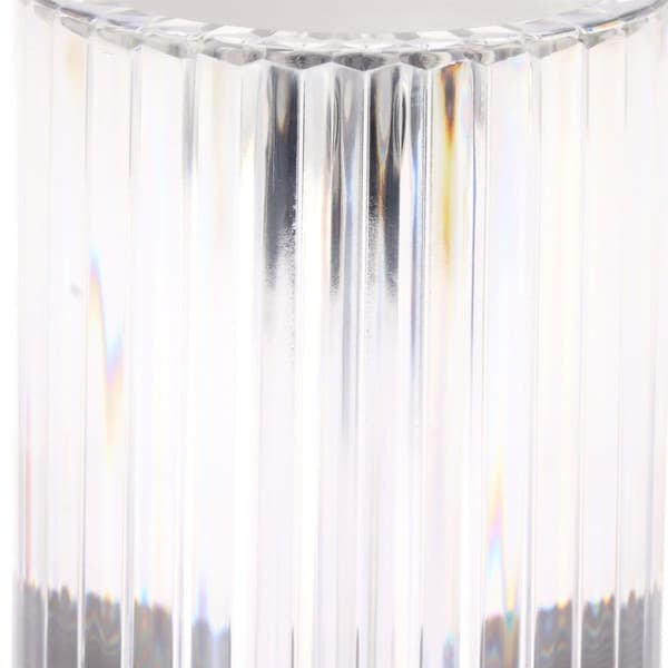 Krystallampe Farveskiftende USB Nattelys LED Rose KLB